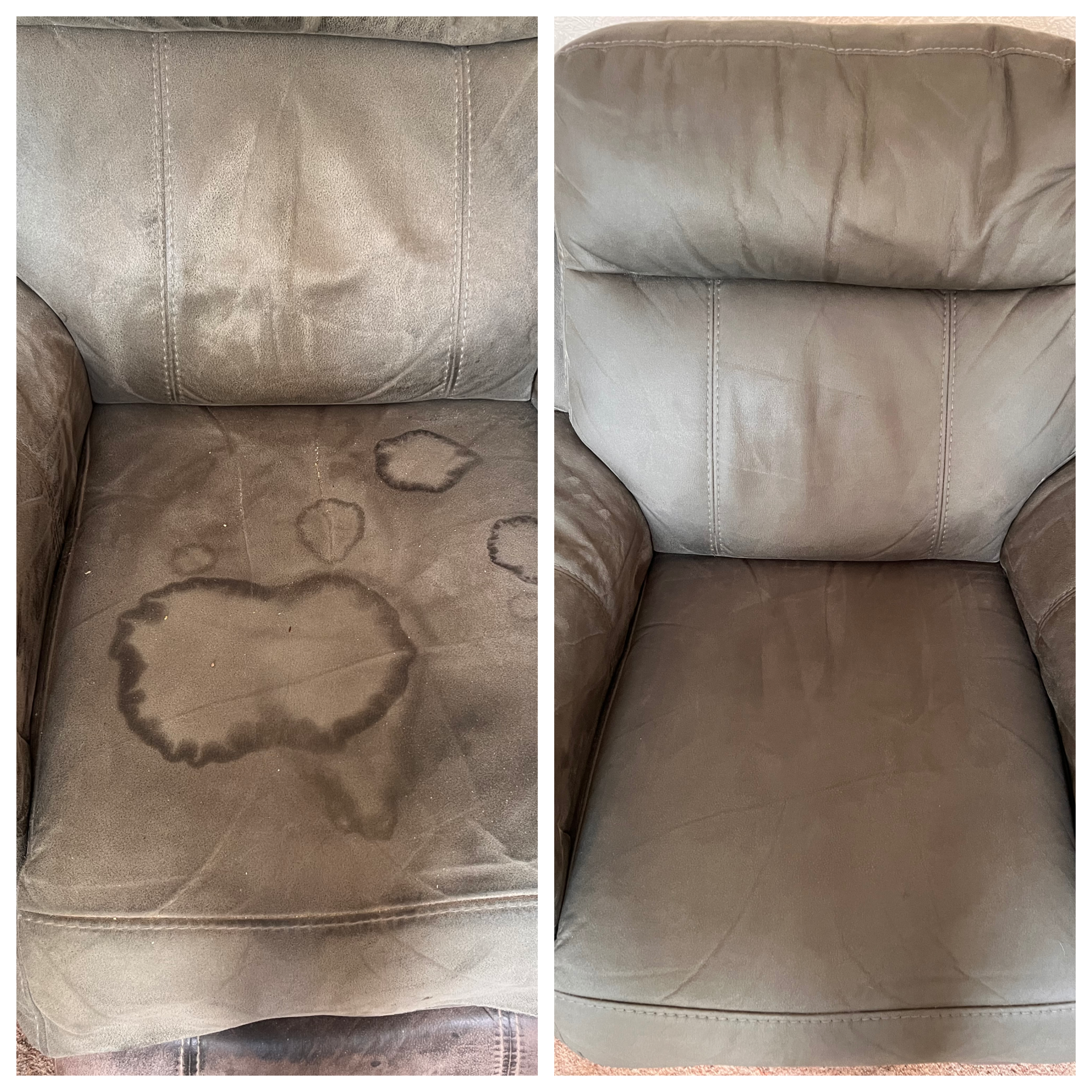 Carpet and upholstery cleaning before and after South Wales
